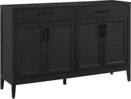 "Crosley" baldai "Milo Sideboard Black