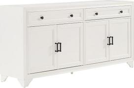 "Crosley" baldai "Tara White Distressed Sideboard