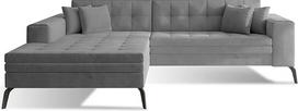 "Dorit" kampinė sofa su ištraukiama funkcija, minkšta sofa, svetainės sofa-lova, kampinė sofa, baldai, kairė dešinė 23 (Monolith84, kairė)