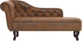 "Gecheer Chaise Lounge" sofa su šezlongu iš zomšinės medžiagos Sofa lova Sofa lova Sofa kėdė Šezlongas su šezlongu Lounge Sofa lova svetainei / miegamajam / namų kino teatrui Sofa 162 x 56 x 77 cm (plotis x gylis x aukštis)