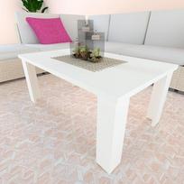 "Henor" FSC® medienos kavos staliukas 100 x 60 x 44 cm, baltas