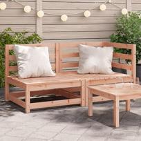 "Homgoday" sodo sofa 2 sėdimos vietos Kietosios Douglaso eglės lauko sofa, skirta sodo lovai Sofa sofa Sodo sofa Svetainės sofa Patio lauko baldai