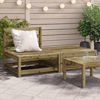 "Homgoday" sodo sofa be porankių su atramomis kojoms, impregnuota pušis, lauko sofos, sofa, sodo sofa, svetainė, terasa, lauko, lauko, baldai