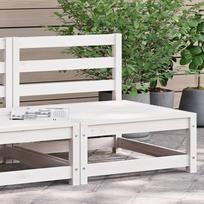 "Homgoday" sodo sofa be porankių, balta, 70 x 70 x 67 cm, pušies masyvo sofos lauko lovai, sofa, sodo sofa, svetainė, terasa, lauko, baldai
