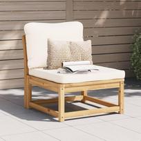 "Homgoday" sodo sofa su pagalvėle Kietosios akacijos medienos sofos Lauko sofa Sofa Sodo sofa Svetainės sofa Terasa Lauko baldai II
