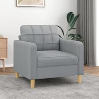 "Homgoday" sofa, sofa lova, svetainė, moderni sofa, šezlongas sofa svetainei, biurui, miegamajam, lauko sodo sofos, šviesiai pilka, 60 cm audinys