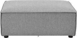 "Juskys Domas Ottoman" - Modulinė sofa iš tamsiai pilkos spalvos audinio - Svetainės sofa - Modulinė sofa 130 kg keliamoji galia - Sofos komplektas "Living Landscape