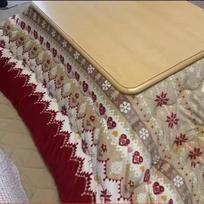 "Kotatsu" stalo komplektas 80/120 cm žiemos šildymo stalas Japoniško stiliaus žiemos šildymo stalas su šilta antklode, skirtas svetainei žiemą Kvadratinis "Kotatsu" stalas (smėlio spalvos-A, 80 x 80 x 40