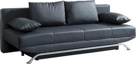 "Olier" šiuolaikinė sofa lova su lovos dėže ir miego funkcija, dirbtinės odos sofa, sofa lova, dizaino sofa lova, gyvenamasis kraštovaizdis (Soft 020)