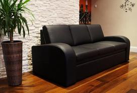 "Oslo FS" natūralios odos 3-vietė sofa 200 cm pločio su miego funkcija Odinė sofa Odinė sofa Tikros odos sofa Įvairios spalvos