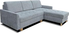 "Robin Simi" kampinė sofa su miego funkcija, lovos dėžė, reguliuojamas atlošas, sofa, L formos sofa lova, laisvai pastatoma kampinė sofa, sofa lova, svetainės baldai, svetainės baldai, svetainės kraštovaizdžio kampinė sofa, Right Aston