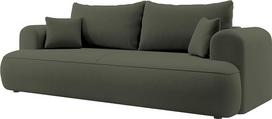 "Selsey OVO" sofa lova sofa su laikymo erdve miego funkcija 3 sėdimų vietų lengva priežiūra poliuretano putų veliūras Alyvuogių žalia
