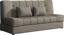 "Sonik" sofa-lova su lovos dėže, sofa su miego funkcija, 3-viečių sofa, sofa-lova, pasirinktos spalvos, minkšta sofa, sofa-lova, sofos komplektas (Velluto 3)