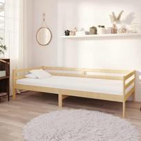 "Tidyard" dienos lova Sofa lova Sofa lovos rėmas Viengulė pušies masyvo lova 90 x 200 cm