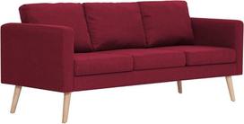 "Tidyard" sofa-lova su atlošo pagalve, 3 vietų sofa, sofa-lova su sėdynės pagalve, sofa-lova, sofa-lova, minkšta lova, pasirinktos spalvos, kreminė / ruda / mėlyna / vyno raudona / taupe