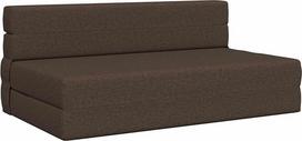 "vidaXL" sulankstoma sofa lova Taupe 203 x 152 x 15 cm audinys