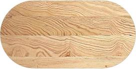 "vidaXL" stalviršis, 100 x 50 x 2 cm, ąžuolo masyvas, ovalus, kavos staliukas, pakaitinis stalviršis, medinis stalviršis, šoninis stalviršis, ąžuolinis stalviršis