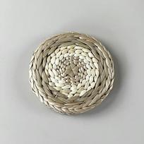 10 cm pinti kilimėliai, apvalūs rotango kilimėliai, pinti kukurūzų lukštų kilimėliai, pinti kilimėliai, neslystantys vakarienės lėkštėms