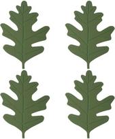 4 kilimėlių rinkinys, termoizoliacinis kilimėlis, kavinės kilimėlis, gyvenamasis kambarys, padėkliukas, dubenėlio kilimėlis, lapų formos kilimėlis, žalias (žalias)