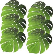 6 padėkliukų rinkinys Monstera Leaf EVA izoliacinis neslystantis karščiui atsparus vakarėlių dekoravimas žalias