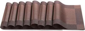 8 dalių stalo komplektas PVC valgomojo kambarys Neslystanti izoliacija Plokštės pagalvėlė Dubenėlio pagalvėlė Padėkliukas Stalo antklodės pagalvėlė Stalo dubenėlio kilimėliai Namų dekoras