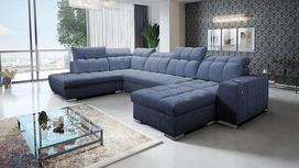 All4All Piaggio VI kampinė sofa 364 x 225 cm - Miego funkcija - Lovos dėžė - U formos - Sofa - Kampinė sofa - Sofa lova - Sofa kampinė - Lova - Gyvenamasis kraštovaizdis - Terra 76 Side Right 26
