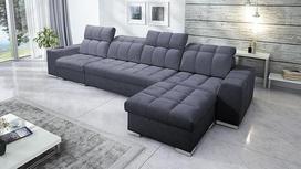 All4All Piaggio XII kampinė sofa 366 x 179 cm - Miego funkcija - Lovos dėžė - L forma - Sofa - Kampinė sofa - Sofa lova - Gyvenamasis kraštovaizdis - Terra 76 Side Right 26