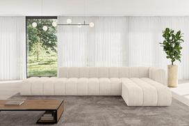 ALTDECOR Zuvon-L2-L2-387 x 70 cm modulinė kampinė sofa L formos modulinė sofa Kampinė sofa Gyvenamasis kraštovaizdis Sofa sofa Grindų sofa Minkšta sofa Zuvon-L2-387 x 177 x 70