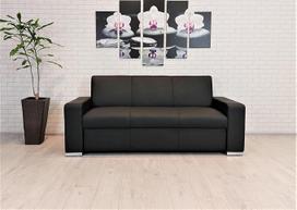 Antalija I S Itin plati natūralios odos 3-vietė sofa Juoda 200 cm odinė sofa Tikros odos sofa Pasirinktos spalvos