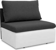 bonni "Toledo" fotelis su miego funkcija, sofa lova, sulankstoma sofa, sofa lova, sofa lova, sofa lova, sofa lova iš gamintojo, sofa, sofos komplektas, sofos komplektas, idealiai tinka mažiems namams (grafito/baltos spalvos)