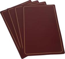 Cabilock Pu-tischsets - 4er-Pack Tischsets Für Kinder Restaurant Hotel Leicht Zu Reinigende Essmatten