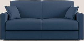 Divani.Store "Chris" sofa lova, audinys, mėlyna 206 cm (kilimėlis 160 x 197)