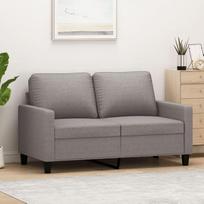 Dvivietė sofa Dvigulė sofa Sofa Lounge Sofa Relax Sofa Svečių sofa Minkšta sofa Loveseat Sofa svetainei Miegamasis Svečių kambarys Taupe 120 cm audinys