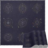 Geometriniai astrologiniai simboliai quadratische Tischsets für Esstisch Set