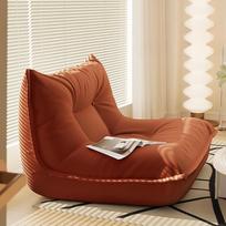 Grindų sofa sofa Corduroy kėdė padengti Premium putų nereikia surinkimo tinka gyvenamasis kambarys ir miegamasis Bean Bag kėdė