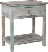 GURU SHOP šoninis staliukas su stalčiumi, modelis 60, baltas, 78 x 70 x 42 cm, Kavos staliukai ir grindų staleliai