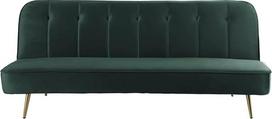 habitat et jardin James Velvet Sofa-lova - 180 x 83 x 75 cm - 3 sėdimos vietos - tamsiai žalia