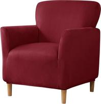 HAOYONG Banketinės kėdės dangtelis Stretch Velvet 1 gabalas Fotelis Sofa apima minkštą fotelio dangtelį Nuimamas skalbiamas viengubas sofos dangtelis Baldų apsauga gyvenamajame kambaryje