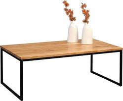 HomeTrends4You Kavos staliukas "Wild Oak" metalinis rėmas juodas