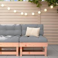 Homgoday Centrinė sodo sofa Douglaso eglės masyvo sofos Lauko sodo lova Sofa Sofa Sodo sofa Svetainės sofa Terasa Lauko baldai f1