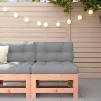 Homgoday Centrinė sodo sofa Kietosios Douglaso eglės medienos sofos Lauko sodo lova Sofa Sofa Sodo sofa Svetainės sofa Terasa Lauko baldai G1