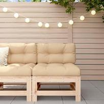Homgoday Centrinė sodo sofa Medžio masyvo pušies sofos Lauko sodo lova Sofa sofa Sodo sofa Svetainės sofa Terasa Lauko baldai j1