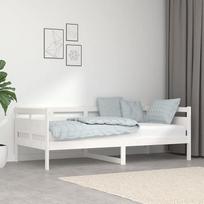 Homgoday Dormeuse balta pušies masyvo mediena 90 x 190 cm Dormeuse sofa lova Lounge sofa Svetainė Lauko sofos Sodo baldai