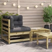 Homgoday Sodo kampinė sofa su pagalvėlėmis ir atramomis kojoms, Lauko sofos, Sofa, Sodo sofa, Svetainė, Terasa, Lauko baldai T1