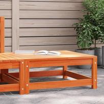 Homgoday Sodo kojų atrama rudas vaškas 70 x 70 x 30 cm kietos pušies medienos sofos lauko sofai Sofa Sodas Svetainė Terasa Lauke