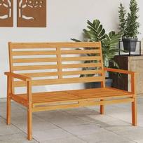 Homgoday Sodo sofa 120cm Kietosios akacijos medienos sofos Lauko sofa Sofa Sodo sofa Svetainės sofa Terasa Lauko baldai