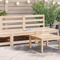 Homgoday Sodo sofa be porankių 2 pakuotės 70 x 70 x 67 cm Kieto pušies medžio sofos lauko lovai Sofa Sodo svetainė Sodo svetainė Terasa Lauko baldai