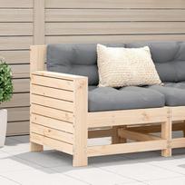 Homgoday Sodo sofa be porankių su kieta pušies pagalve Lauko sofos sodo lovos sofa Sodo svetainė Sodo kambario terasa Lauko baldai arba