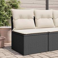 Homgoday Sodo sofa be porankių su juodomis poliuretano pagalvėlėmis Lauko sofos Sofa Sodo sofa Svetainės sofa Terasa Lauko baldai g