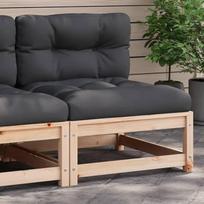 Homgoday Sodo sofa be porankių su kieta pušies pagalvėle Lauko sofa Sofa Sodo sofa Gyvenamasis kambarys Terasa Lauko baldai